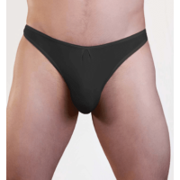 MENS BLACK LYCRA G-STRING S/M